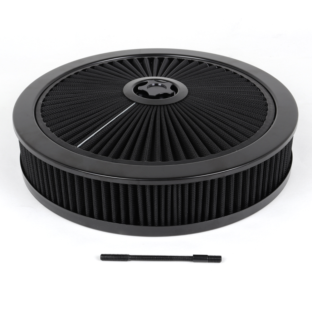 Air cleaner assembly black 14" x 3"